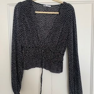ZARA v-neck blouse